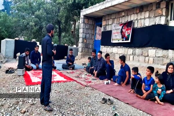 مراسم  ایام محرم در بین عشایر بختیاری توسط گروه جهادگران شهرستان امیدیه