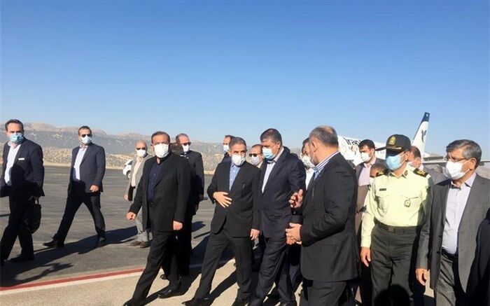 طرح تطویل باند فرودگاه یاسوج با حضور وزیر راه وشهرسازی به بهره برداری رسید