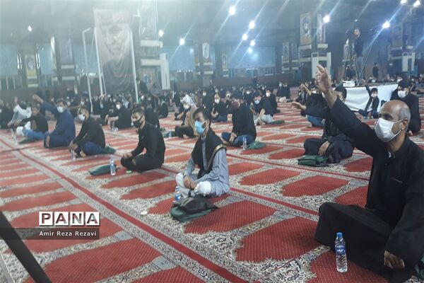 آیین سوگواری دهه دوم محرم در مصلای مهدیه امام خمینی (ره) اهواز