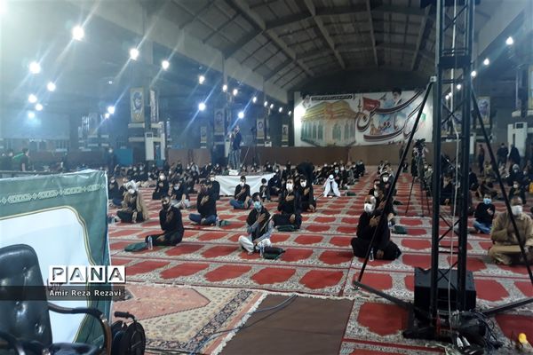 آیین سوگواری دهه دوم محرم در مصلای مهدیه امام خمینی (ره) اهواز