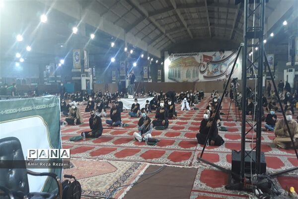آیین سوگواری دهه دوم محرم در مصلای مهدیه امام خمینی (ره) اهواز
