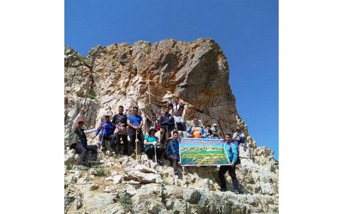 همایش صعود به کوه اوجاق داغی در چاراویماق برگزار شد