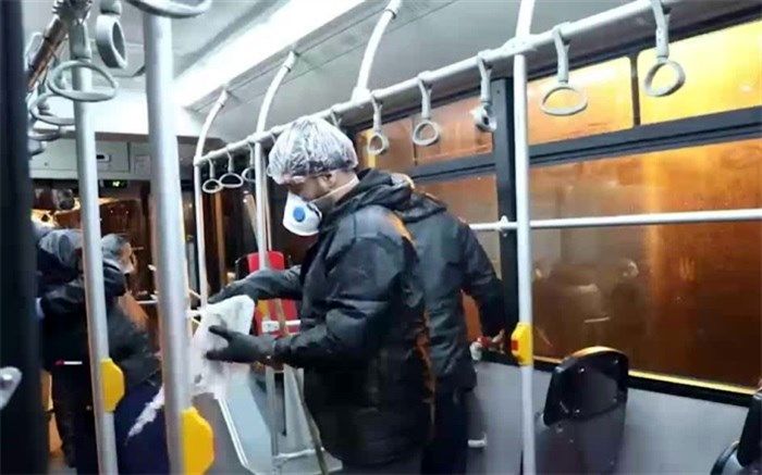 تداوم اقدامات پیشگیرانه اتوبوسرانی در مقابله با کرونا