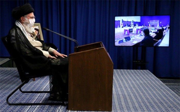 ارتباط تصویری رهبر انقلاب با اجلاس مدیران آموزش و پرورش