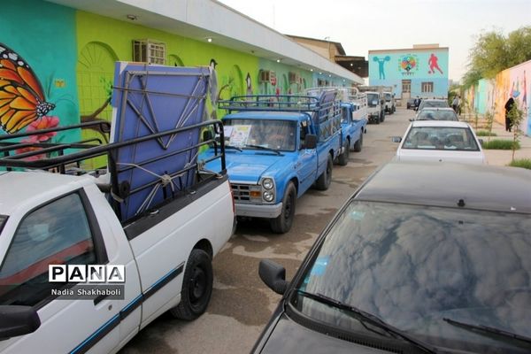 کاروان تجهیزات ورزشی مدارس استان بوشهر