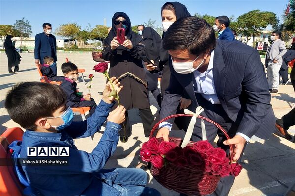 آیین بازگشایی مدارس در کاشمر