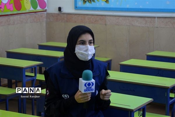 آیین بازگشایی مدارس و نواخته شدن زنگ سال تحصیلی جدید در بافق