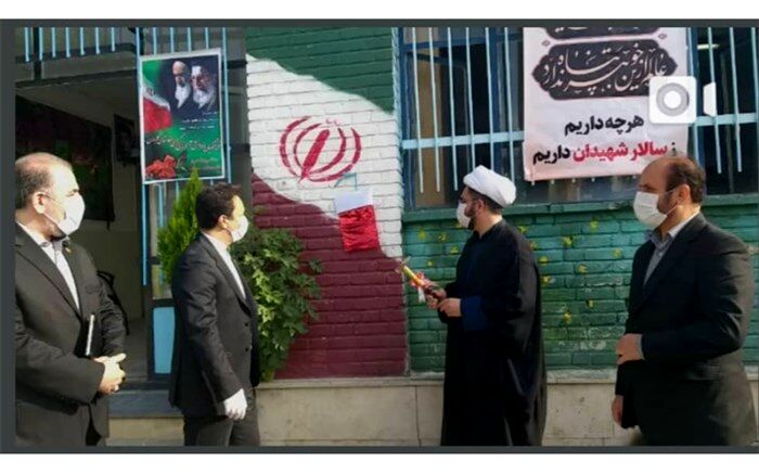 آیین بازگشایی مدارس شهرستان دماوند