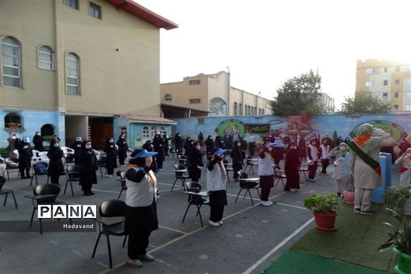 نواخته شدن زنگ بازگشائی مدارس در منطقه 9