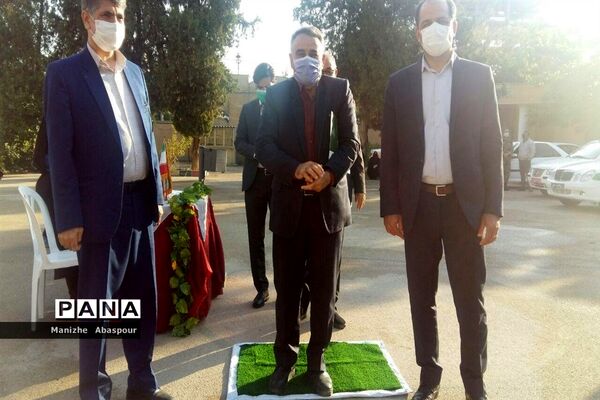 آیین بازگشایی مدارس در هنرستان  دخترانه محمودیه بجنورد