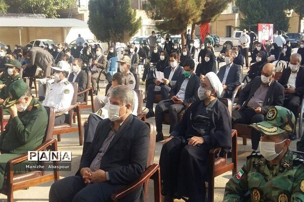 آیین بازگشایی مدارس در هنرستان  دخترانه محمودیه بجنورد