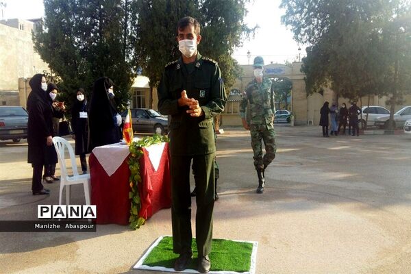 آیین بازگشایی مدارس در هنرستان  دخترانه محمودیه بجنورد