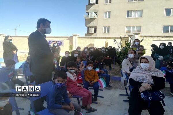 برگزاری جشن شکوفه های کلاس اولی ها در شهرستان نی ریز