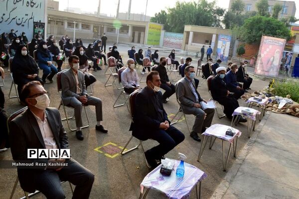 آیین بازگشایی مدارس در  ناحیه ۳ اهواز