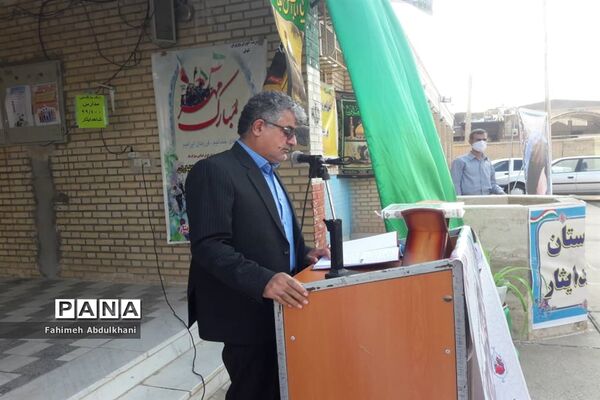 آیین بازگشایی مدارس در شهرستان شوش