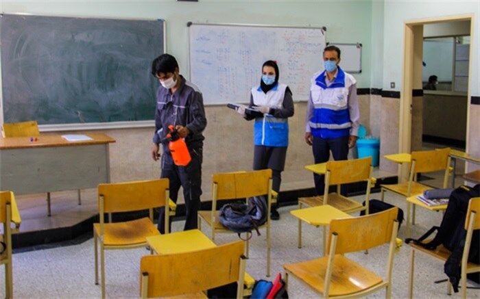از 68 مدرسه زاهدان به لحاظ رعایت پروتکل های بهداشتی بازدید شد