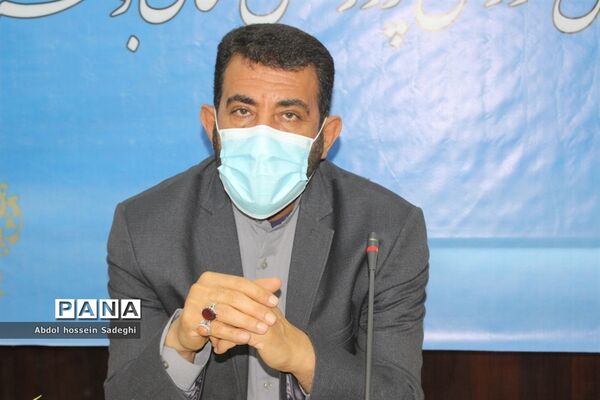 جلسه ویدئو کنفرانس مراسم  افتتاحیه جشنواره علمدار از مزار شهید سردار سلیمانی کرمان