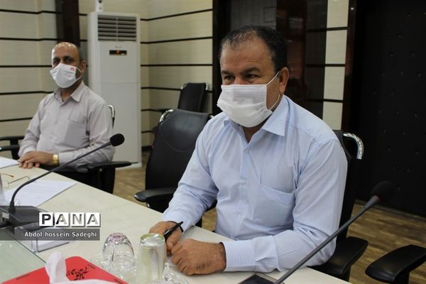 جلسه ویدئو کنفرانس مراسم  افتتاحیه جشنواره علمدار از مزار شهید سردار سلیمانی کرمان