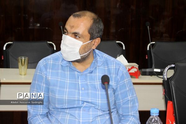 جلسه ویدئو کنفرانس مراسم  افتتاحیه جشنواره علمدار از مزار شهید سردار سلیمانی کرمان