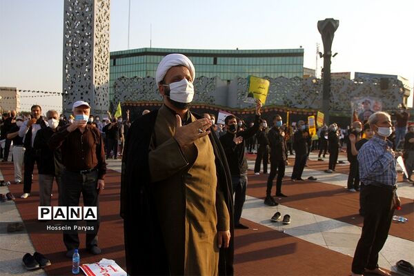 تجمع محکومیت در پی اهانت به کلام الله مجید و نبی مکرم اسلام