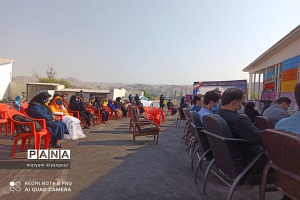 آیین افتتاح دبستان دخترانه مهر عظام در مسجدسلیمان