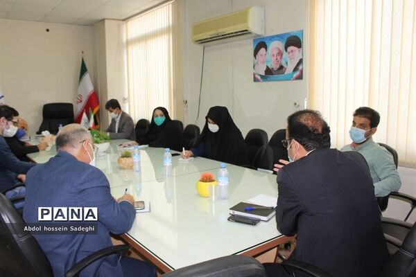 نشست هماهنگی بیست و یکمین پرسش مهر ریاست جمهورآموزش و پرورش استان بوشهر