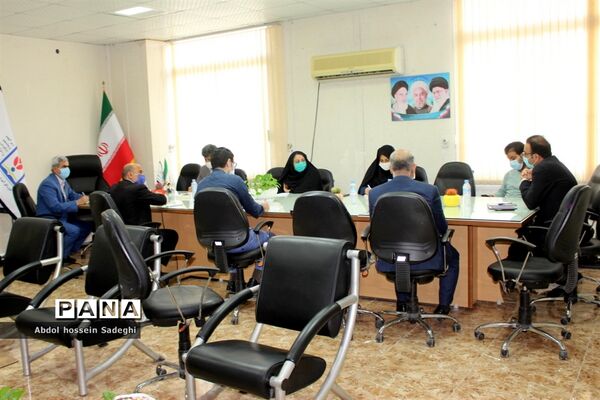 نشست هماهنگی بیست و یکمین پرسش مهر ریاست جمهورآموزش و پرورش استان بوشهر
