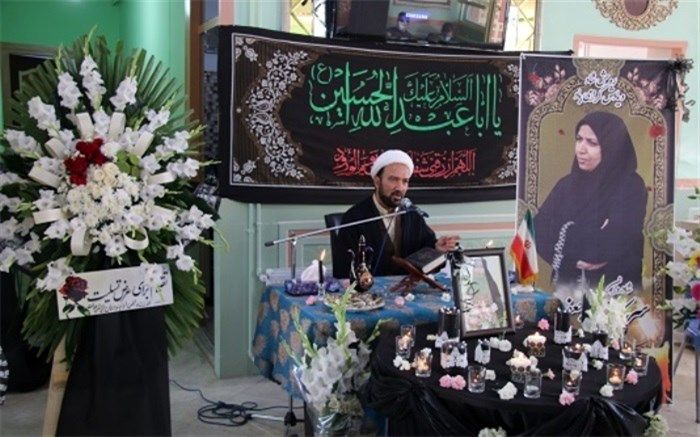 برگزاری مراسم یادبود مدیر هنرستان عدالت شهرستان اسلامشهر