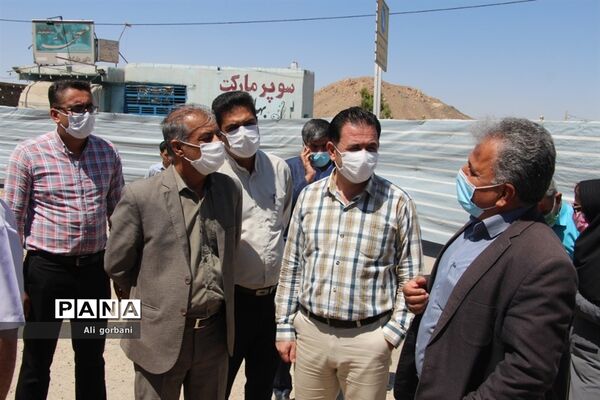 بازدید مدیرکل دفتر فنی استانداری فارس از پروژه‌های شهرداری نی‌ریز