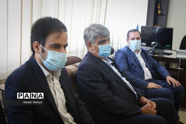 بازدید ابراهیم امینی، نایب رئیس شورای اسلامی شهر تهران از خبرگزاری پانا