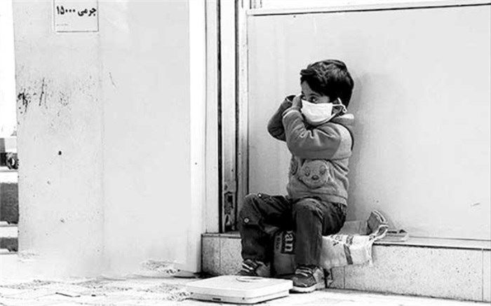 انجام تست کرونا برای کودکان کار