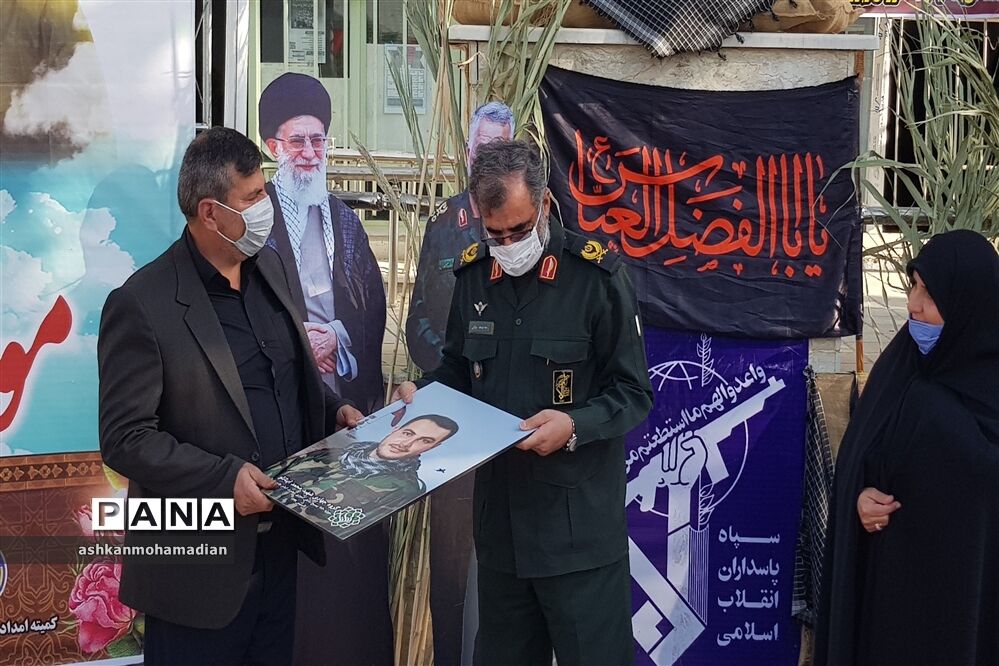 زنگ ایثار به مناسبت هفته دفاع مقدس در آموزشگاه شاهد شهید نعمتی ها