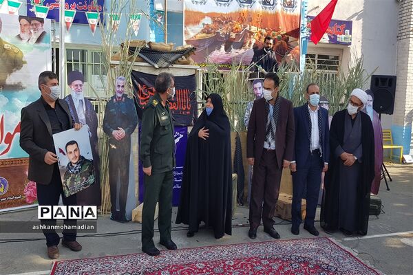 زنگ ایثار به مناسبت هفته دفاع مقدس در آموزشگاه شاهد شهید نعمتی ها