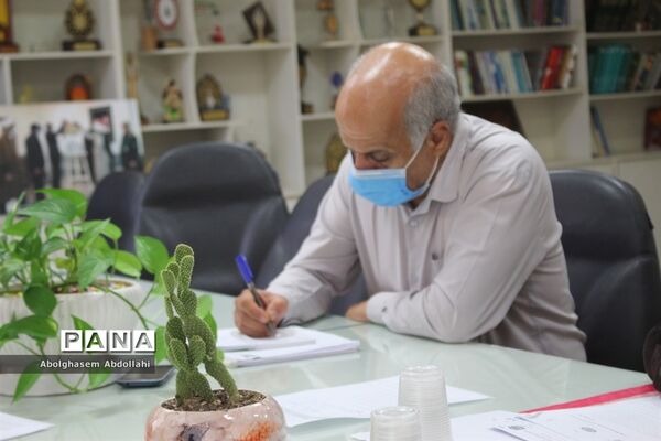 نشست هماهنگی اجرای طرح هیات اندیشه‌ورز نماز مدارس استان بوشهر