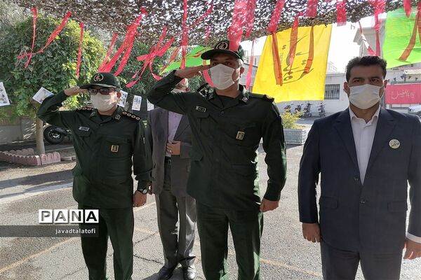 صبحگاه مشترک حوزه بسیج دانش‌آموزی و فرهنگیان ناحیه دو شهر ری
