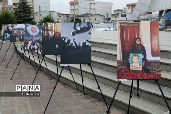 افتتاح نمایشگاه عکس دفاع مقدس در قائم شهر