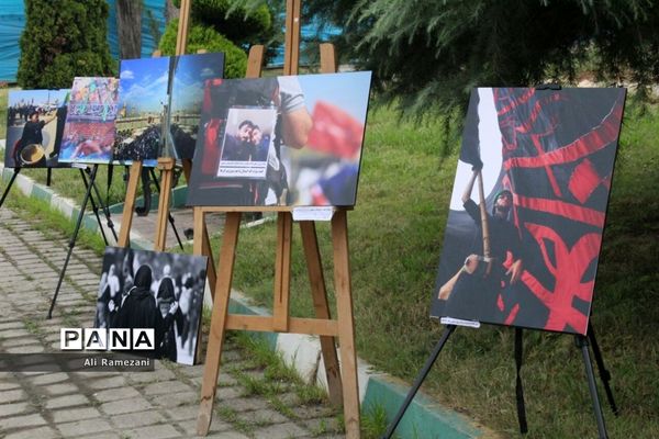 افتتاح نمایشگاه عکس دفاع مقدس در قائم شهر