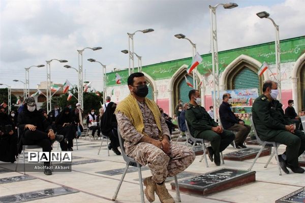 غبارروبی گلزار شهدای شهرستان ساری