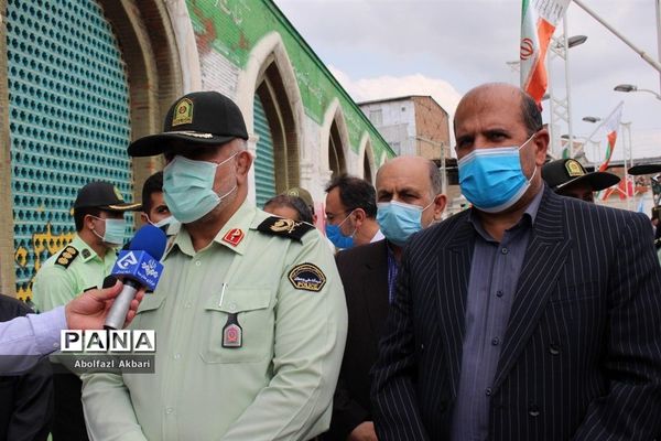 غبارروبی گلزار شهدای شهرستان ساری