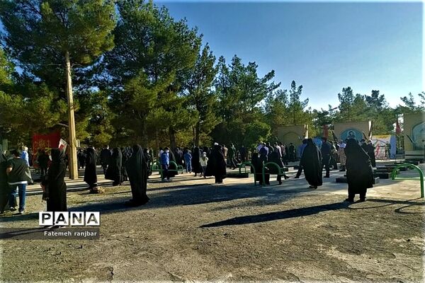 تجدید پیمان با شهدا در آباده