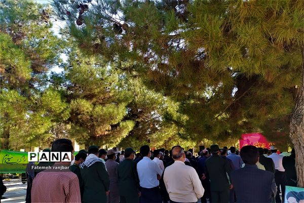 تجدید پیمان با شهدا در آباده