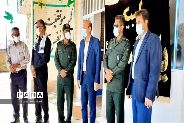 نواخته شدن زنگ ایثار و شهادت در مدارس جویم