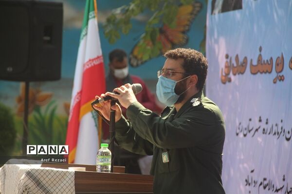 آیین کلنگ زنی و احداث مدرسه 12 کلاسه پسرانه  یوسف صدیق در خاورشهر