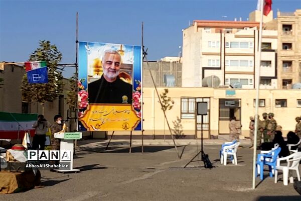 مراسم بزرگداشت هفته دفاع مقدس در آموزش و پرورش کاشمر