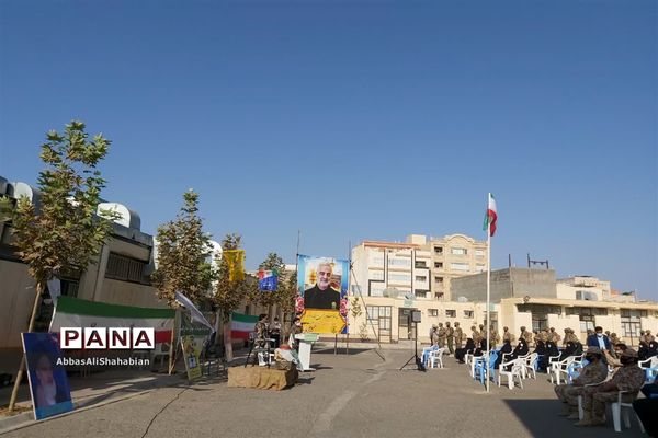 مراسم بزرگداشت هفته دفاع مقدس در آموزش و پرورش کاشمر