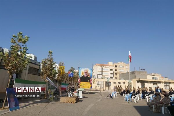 مراسم بزرگداشت هفته دفاع مقدس در آموزش و پرورش کاشمر