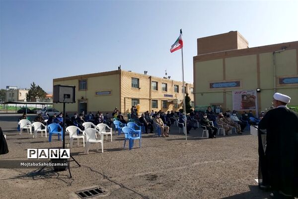 مراسم بزرگداشت هفته دفاع مقدس در آموزش و پرورش کاشمر