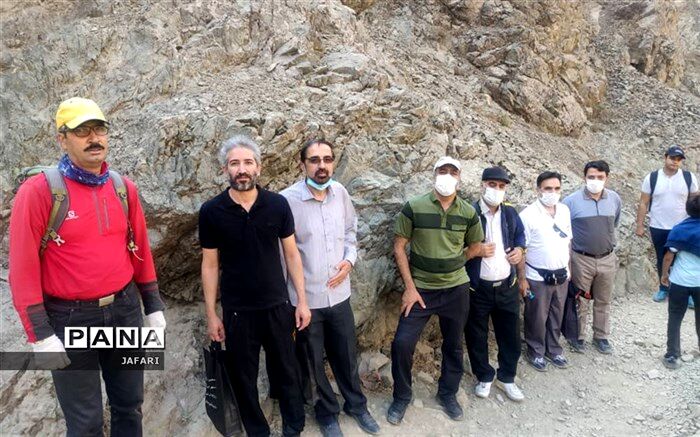 حضور گلشن در اردوی کوهپیمایی کارکنان اداری منطقه چهار