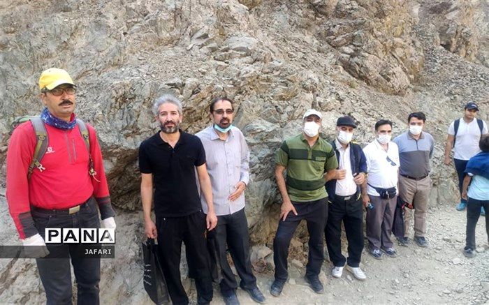 حضور گلشن در اردوی کوهپیمایی کارکنان اداری منطقه چهار