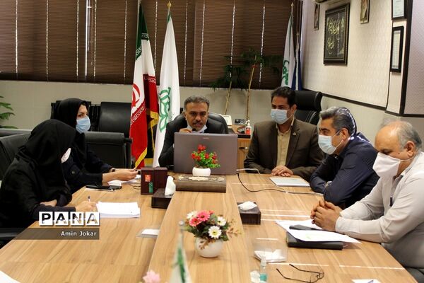 نشست ویدئویی هم اندیشی مدیران ستادی و استانی سازمان های دانش آموزی کشور